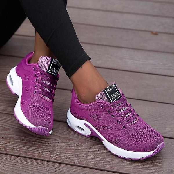 Lätta sneakers för kvinnor, utomhusskor set-2 four season pink 41