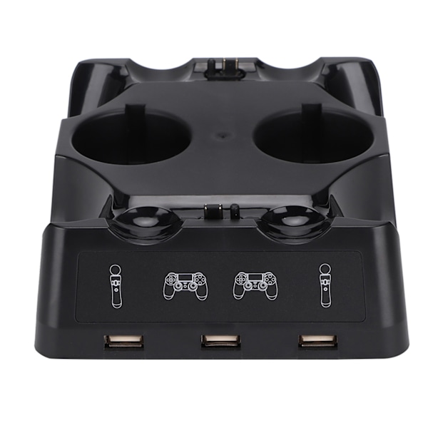 Multifunktionell Laddare för PS4/PS4 MOVe PS4 VR-kontroll Four Charging Dock
