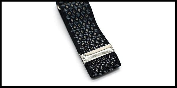 High-end Elegance Man Skjortärm Hållare Justerbart armband White