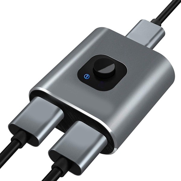 HD Multimedia Interface Switch 2 in 1 Ut 4K 60Hz Stöder 3D HD Dubbelriktad HD Multimedia Interface Splitter
