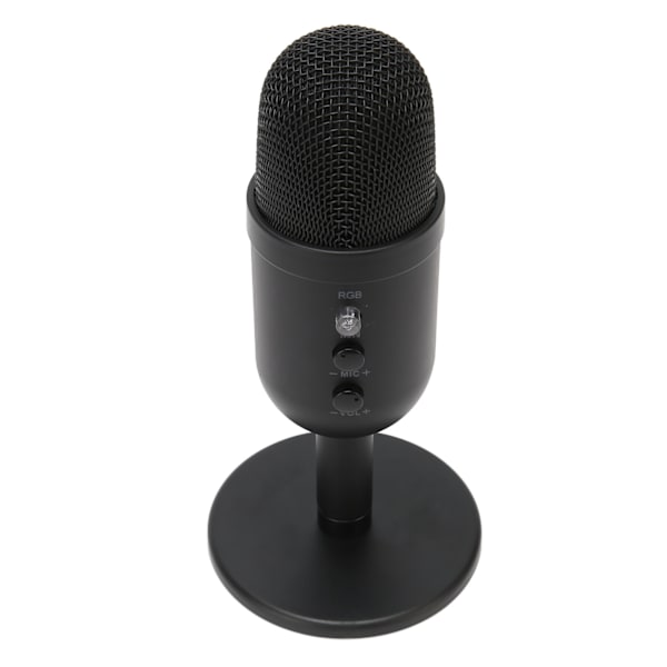 MU2000 USB-mikrofon 360 graders roterbar kondensatormikrofon med DSP-ljudbehandlingssystem för PS5 PC