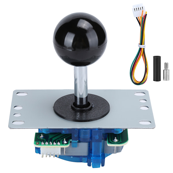 Fighting Machine Arkadspelkonsol Joystick Hög Känslighet Ingen Fördröjning Spelkontrolltillbehör Svart