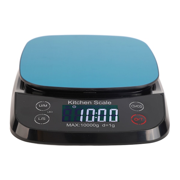 Vattentät köksvåg 10 kg 1 g Hög precision Digital display Liten elektronisk matvåg med tareringsfunktion