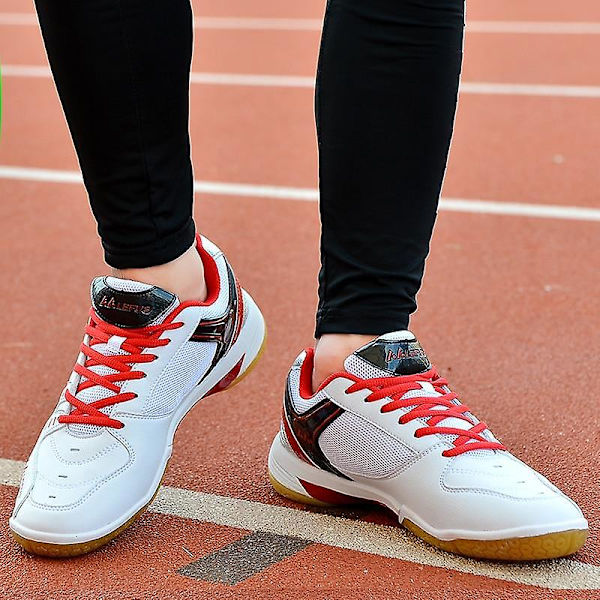Badmintonskor WhiteRed 40