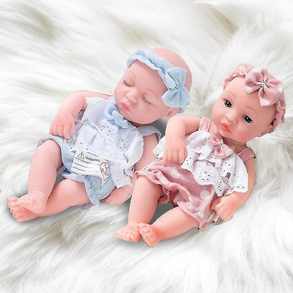 Reborn Doll Simulering Baby Dolls Mjuk baby låtsaslek leksaker Födelsedagsjulklapp till flickor 3-6 år present