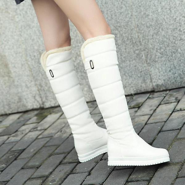 Vintervarma knähöga stövlar Pink Calf boots 7.5