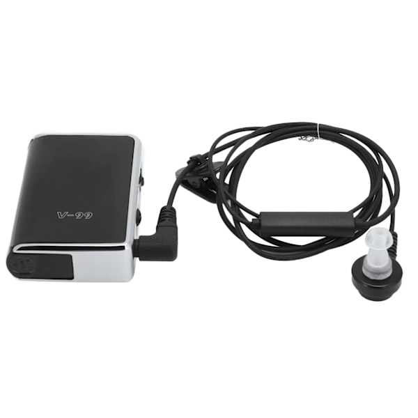 V99 Hörapparat Headset Öra Ljudförstärkare Assist ABS Portabel Mini Öronvårdsverktyg