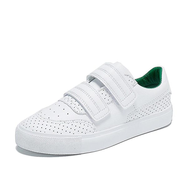 Nya Dam Casual Flat Sneakers Skor White 35