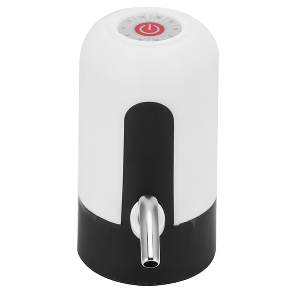 Vattenflaskpump USB-laddning Elektrisk Dricksvattendispenser Kit för Hemmakontor Vit