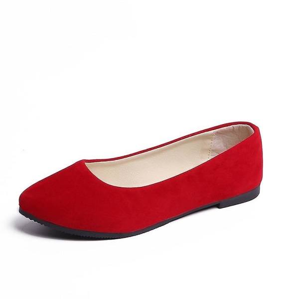 Bekväma skor/loafers för kvinnor red 8