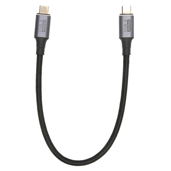 USB4 Datakabel PD Snabbladdning Multifunktionell 40Gbps Höghastighetsöverföring HD 8K 60HZ Typ C Datakabel 30cm