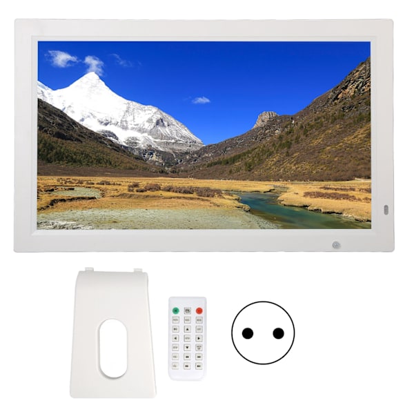 21,5 tums digital fotoram 16:9 IPS-skärm 1920x1080 HD digital bildram med kroppssensor 100–240 V EU-kontakt