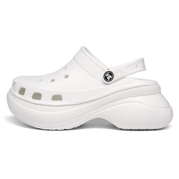Kvinnor söta kartong utsmyckning sandaler kilskor Orange 6