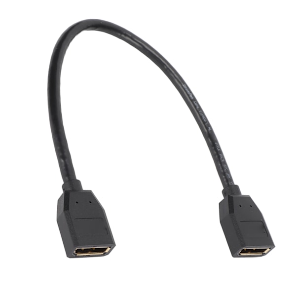 DP till DP Kabel Hona till Hona Stödjer 8K Vid 60Hz 4K Vid 120Hz DisplayPort Förlängningskabel för TV Laptop 30cm