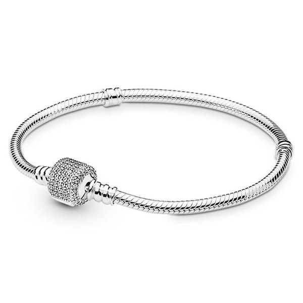 Söt Uggla & Snake Chain Charm Armband 16cm / SC03