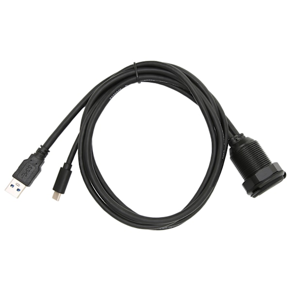 USB3.0 Monteringskabel Aluminiumlegering 1m/3.3ft Vattentät Datakabel med LED-ljus för Bärbara Datorer TV-apparater