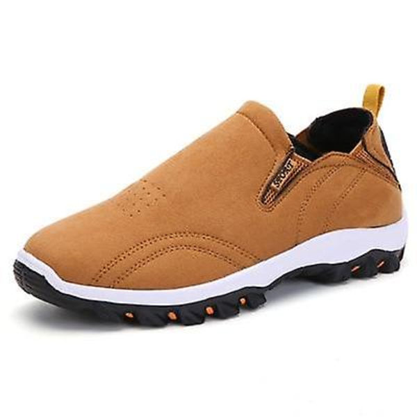 Herr Casual Skor, Andningsbara Utomhussneakers brown A 48
