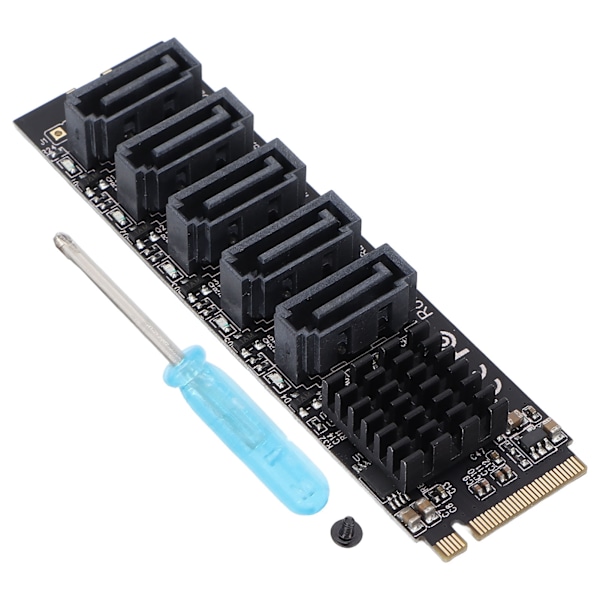 PH56 M2 PCIE 3 5-portars hårddiskexpansionsadapterkort med stöd för PM-funktion, datortillbehör