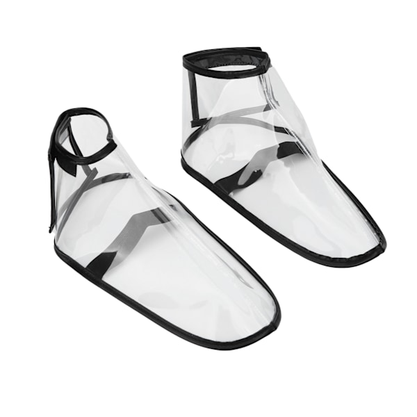 Vikbara Barberarskoskydd Återanvändbara Salong Frisör Transparent för Massagebutiker Spa L 40?45