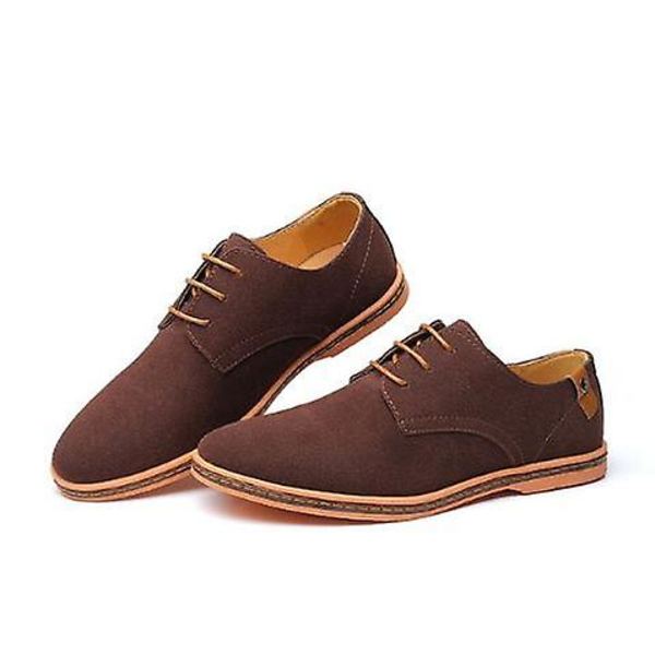 Höstmocka Casual klassiska sneakers brown 8