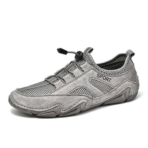 Sommarskor för män Sneakers ( set 3) 6-Gray 7.5