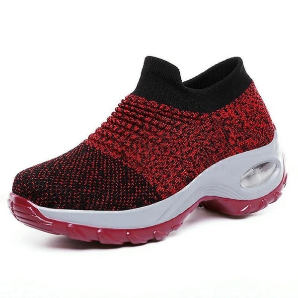 Kvinnors promenadmode Casual , sneakers Red 39