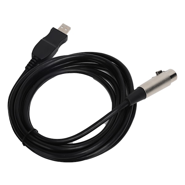 USB till XLR Hona Adapterkabel 3 Meter med Inspelningsfunktion för Spelutrustning Värd