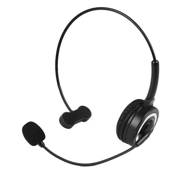 Trådlöst Mono Headset Bluetooth Brusreducerande Enkelsidig Headset med Mikrofon för Call Center Kontor