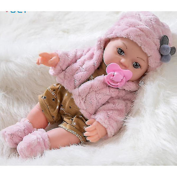 12" mjuka kroppsdockor, Reborn Baby Doll Född Pojke Flicka Baby Naturtrogna Perfekt 3