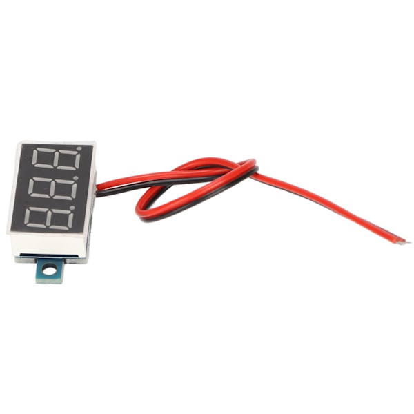DC 4-40V DIY Digital Voltmeter Stabil Hög Mätnoggrannhet Standardstorlek LED Digital Spänningsmätare Panel Röd