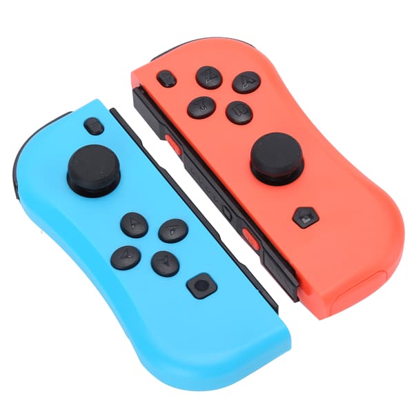 För Joycon Spelkonsol Trådlös Bluetooth Spelkontroll Höger Vänster (röd blå)