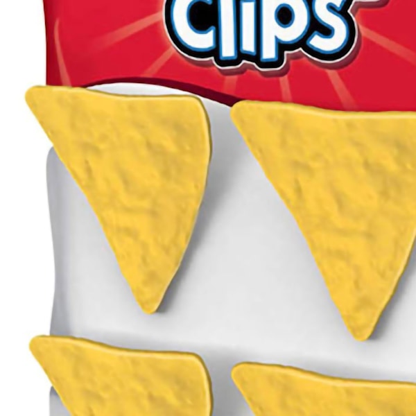 5 st Söta Chipsklämmor Bra Tätningsförmåga Plast Lättanvänd Förslutare för Snacks och Matförvaring Triangel