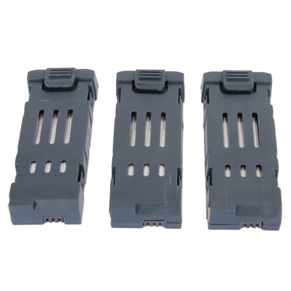 3st 3.7V 600mAh UAV Litiumbatteri Hög Kapacitet Quadcopter Litiumbatteri Med Laddningskabel för E58 E68 JY109 998PRO