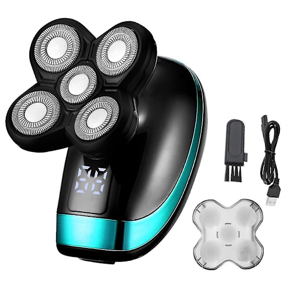 Multi Grooming Kit Digital Display Elektrisk hårtrimmer Skägg Elektrisk män Ansikts- och kroppsrakning B