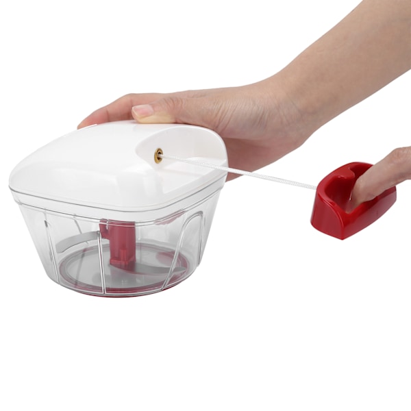 550ML Kök Mini Matberedare Handdriven Vitlökshackare Mixer med Skrapborste