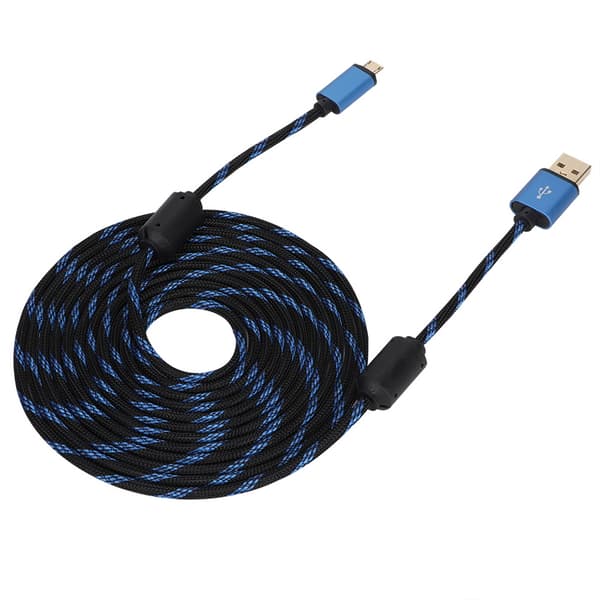 Robust 3m USB-laddningskabel för PS4/Xbox ONE-kontroll Fast laddningstillbehör
