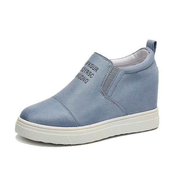 Dam Loafers, Creepers Plattformsskor för kvinna Silver 6