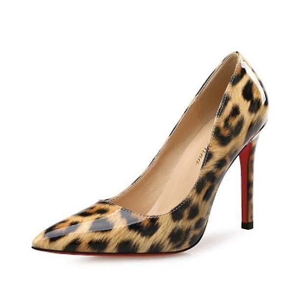 Sexiga Leopard Damskor för Hösten - Höga Klackar 5 / U
