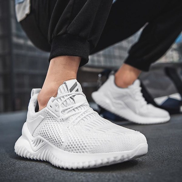 Män Casual Högkvalitativa gummisneaker White 7