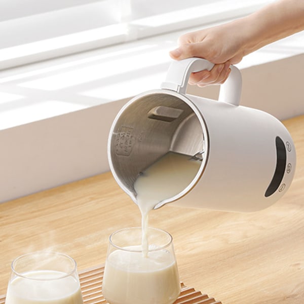 Sojamjölksmaskin Portabel Automatisk Multifunktionell Nötmjölksmaskin för Hemresor 1000ml