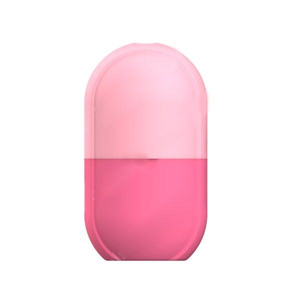 Ansiktsisbricka Mini Silikon Massage Skönhetskapsel Ansiktsvårdsverktyg Rosa