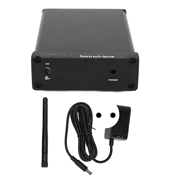 Bluetooth Ljudmottagare Dekoder Bluetooth 5.1 Ldac Aptxhd Trådlös Ljudadapter 100?240V EU-kontakt