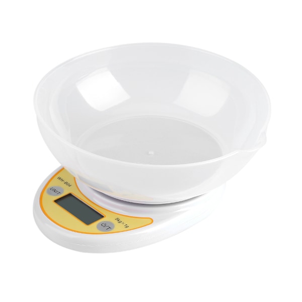 WEIHENG 5kg*1g Elektronisk LCD-display Mini Köksvåg Digital Matvåg