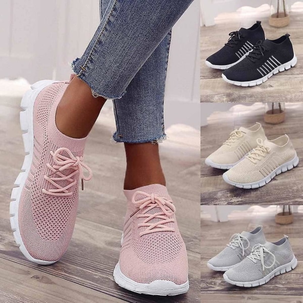 Kvinnor Sommar / Vår Causal Andas Sneaker / Skor Pink 40 /