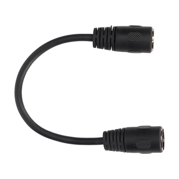 DIN 8Pin Hona till Hona Adapter 0.2m PVC Ren Kopparkärna Flexibel DIN 8Pin Hona Ljudkabel för AV-utrustning