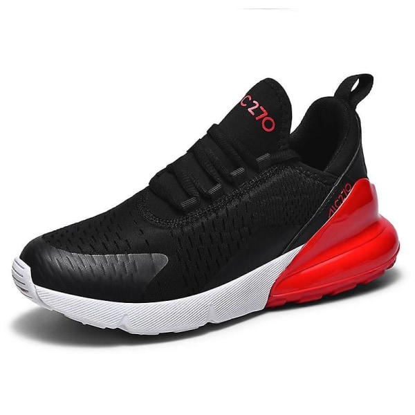Män Platta Casual Skor / Sneakers Set-1 Black Red 62 10