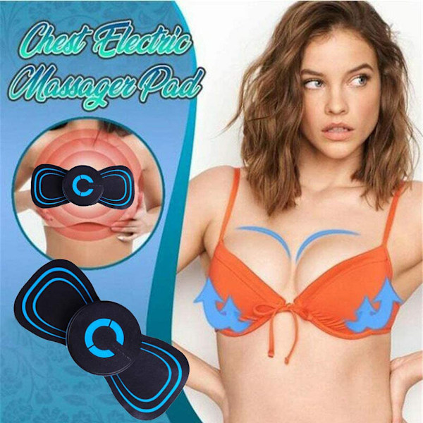 Elektrisk Bröstmassage Pad Förstärkare Massager Bröst Frekvens Vibration