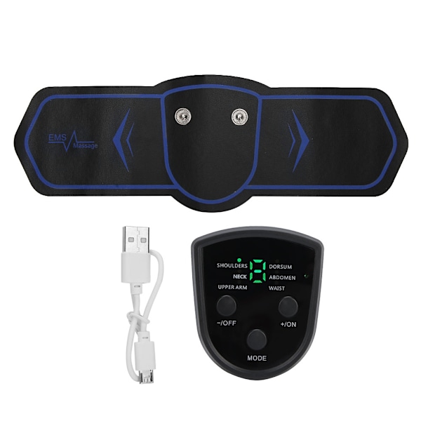 Mini Elektrisk Nacke Axel Kroppsmassager Cervikal Smärtlindring Massage Stimulator
