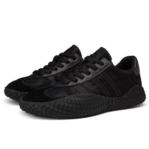 Golfpromenader, spikfria sneakers black 6.5