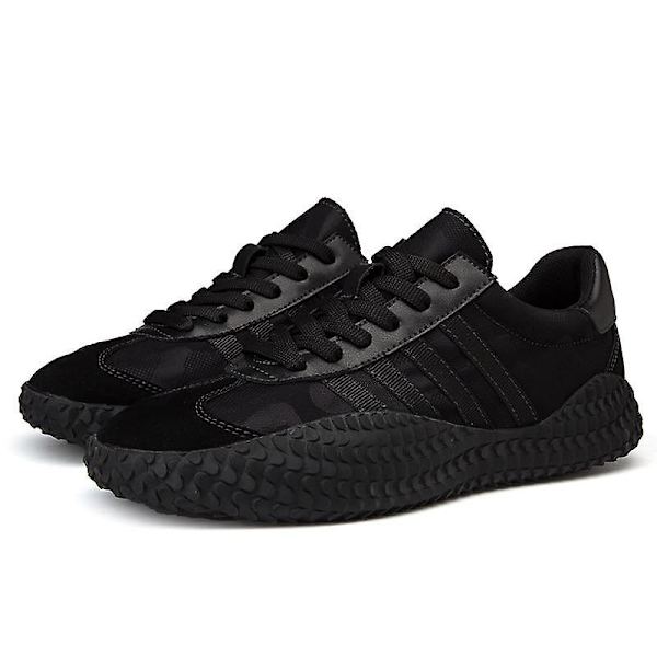 Golfpromenader, spikfria sneakers black 7